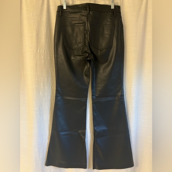Express 70s Flare Leather Pants - Picture 2 of 2